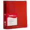 JAM Paper 1.5" Glass Twill Plastic 3-Ring Binder
